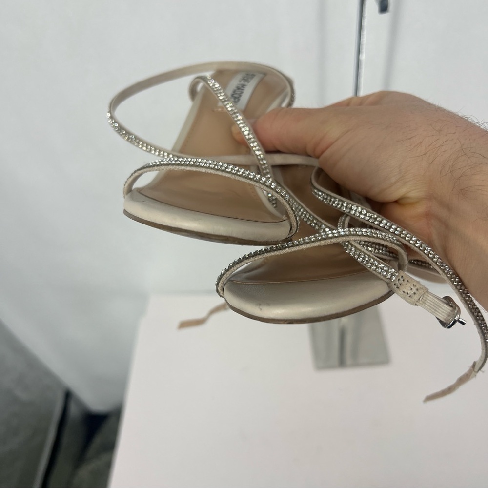 Steve Madden Women's rhinestone Strappy Heels Aubrey - Picture 12 of 13